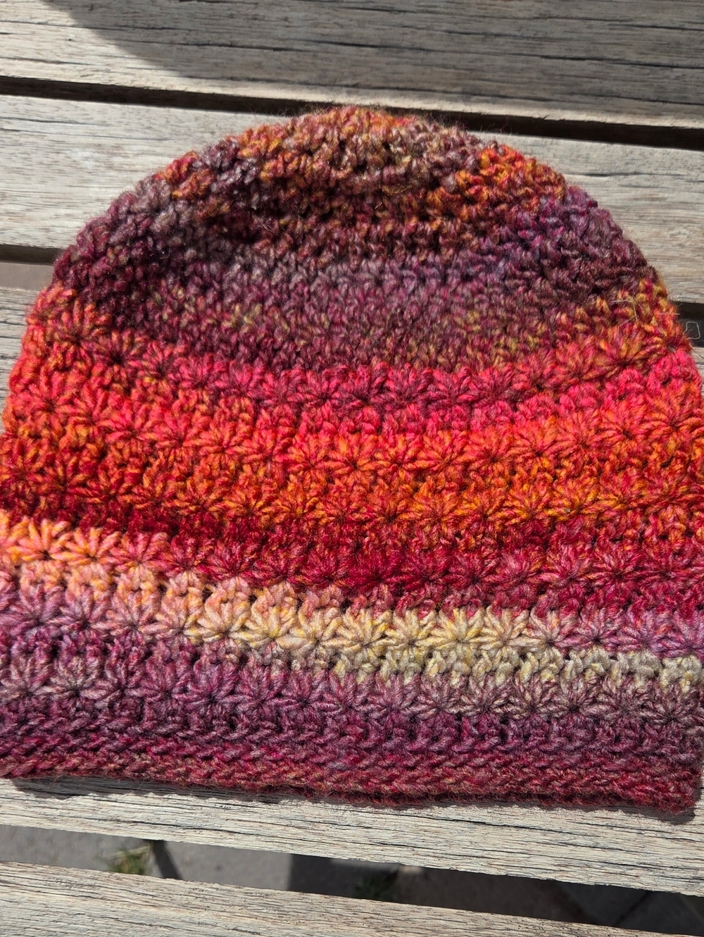 Artisan Handmade Crochet "Firecrackers" Beanie Hat